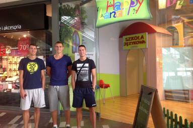 Siatkarze uczą się ... polskiego