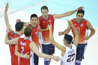 Sparingi siatkarzy USA i Iranu