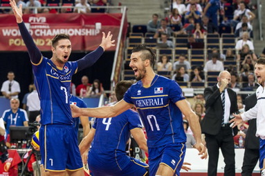 FIVB MŚ POLSKA 2014 gr. G: Francja i Niemcy w półfinale