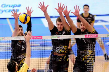 Galeria z meczu 1/4 finału TAURON Pucharu Polski: PGE Skra Bełchatów - Trefl Gdańsk