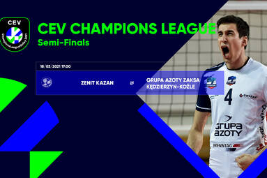 Grupa Azoty ZAKSA walczy o finał Ligi Mistrzów