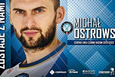 Michał Ostrowski dalej w Cerrad Enea Czarnych Radom