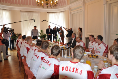 Mistrzowie świata kadetów u Ministra Sportu i Turystyki