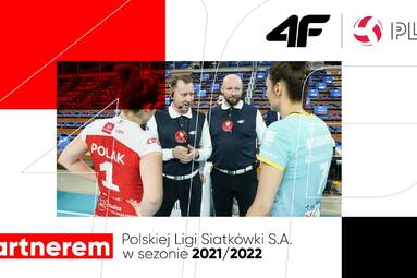 Marka 4F zostaje z Polską Ligą Siatkówki!