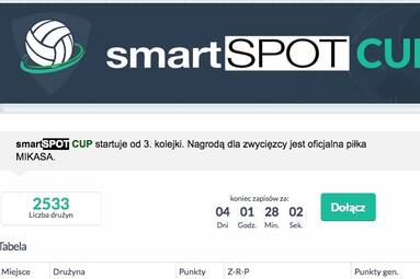 Od 3. kolejki PlusLigi startuje smartSPOT CUP