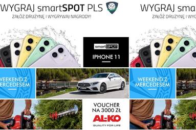 Macie ochotę na wspaniałe nagrody? Musicie się pospieszyć i dołączyć do smartSPOT PLS 2022. Czas na wygrywanie!