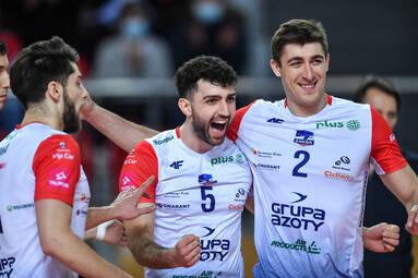 Wtorek z Ligą Mistrzów: Lokomotiw Nowosybirsk - Grupa Azoty ZAKSA Kędzierzyn-Koźle 1:3