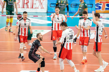Galeria z meczu 1/4 TAURON Pucharu Polski: Asseco Resovia Rzeszów - Aluron CMC Warta Zawiercie