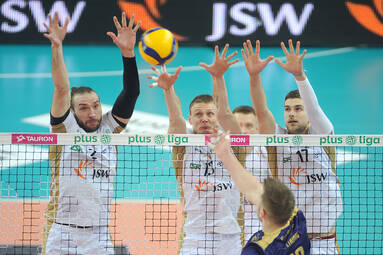 Galeria z meczu 1/4 finału TAURON Pucharu Polski: Jastrzębski Węgiel - Projekt Warszawa