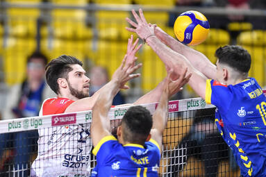 Galeria z meczu 1/4 finału TAURON Pucharu Polski: Grupa Azoty ZAKSA Kędzierzyn-Koźle - PSG Stal Nysa