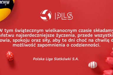Życzenia od Rady Nadzorczej, Zarządu oraz Pracowników Polskiej Ligi Siatkówki