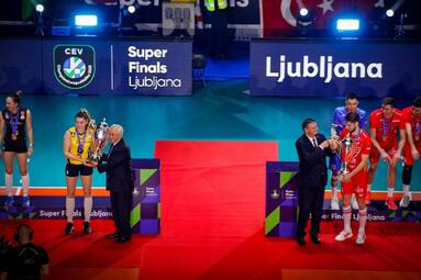 Grupie Azoty ZAKSIE gratułowali Prezydenci FIVB i CEV