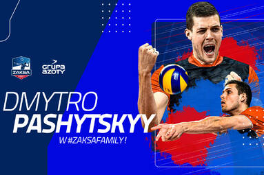 Dmytro Pashytskyy nowym środkowym ZAKSY