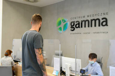 Siatkarze Projektu Warszawa przeszli badania w CM Gamma