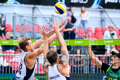 Siatkarzom niestraszna była ulewa - zdjęcia z trzeciego dnia PreZero Grand Prix PLS