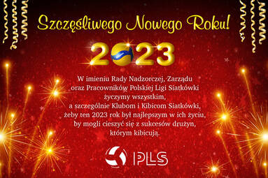 Życzenia Noworoczne od Polskiej Ligi Siatkówki