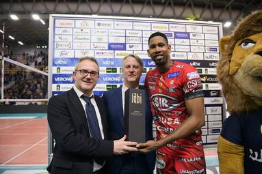 Wygrana Perugii, sześć asów Wilfredo Leona