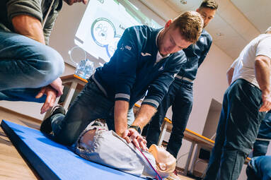 Siatkarze Ślepska Malow Suwałki uczyli się ratować życie