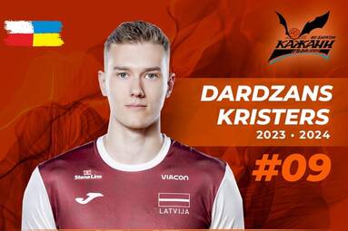 Dardzans Kristers nowym siatkarzem Barkomu Każany Lwów