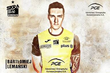 Bartłomiej Lemański środkowym PGE GiEK Skry