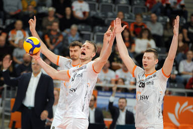 Jastrzębski Węgiel dalej na szczycie tabeli [ZDJĘCIA]