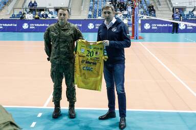 Polscy żołnierze wspierali Aluron CMC Wartę Zawiercie w Pucharze CEV