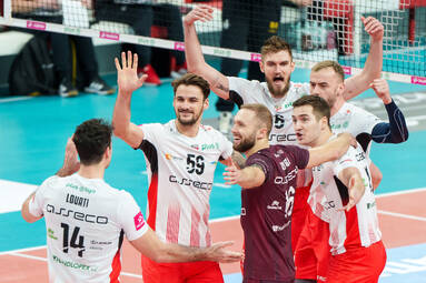 Wielkie emocje podczas meczu Asseco Resovia Rzeszów  - BOGDANKA LUK Lublin [ZDJĘCIA]