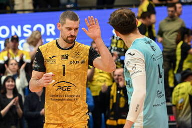 W Bełchatowie dwa sety ciekawej gry, trzeciego zawodnicy Exactu Systems Hemarpol Częstochowa oddali bez walki [ZDJĘCIA]