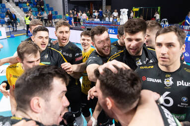 Mecz Ślepsk Malow Suwałki - Bogdanka LUK Lublin - punkty dla gości [ZDJĘCIA]