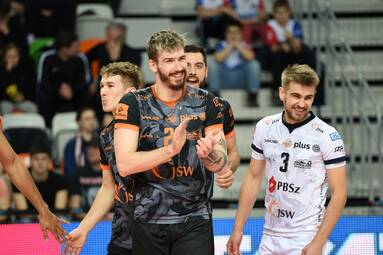 W Lubinie Jastrzębski Węgiel wygrywa mecz po czterech setach [ZDJĘCIA]