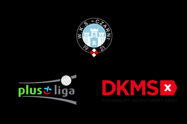 Cerrad Czarni Radom wspierają akcję Fundacji DKMS i PlusLigi