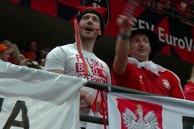 Polscy siatkarze zachwyceni dopingiem polskich kibiców