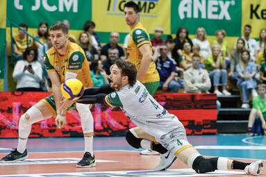 Zawodnicy Aluronu CMC Warta Zawiercie po raz drugi pokonali PSG Stal Nysę i awansowali do półfinału [ZDJĘCIA}