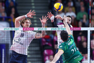 Po pierwszym spotkaniu z Projektem Warszawa, Aluron CMC Warta Zawiercie znacznie zwiększył swoje szanse na finał [ZDJĘCIA]