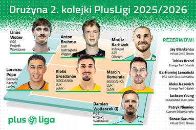Zobaczcie naszą drużynę 2. kolejki PlusLigi. Znowu się działo!