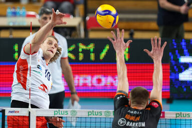 Niestabilność w meczy ZAKSY i Barkomu Każany [ZDJĘCIA]