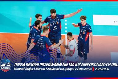 W PlusLidze nie ma już niepokonanych drużyn. ZAKSA zatrzymała Asseco Resovię [WIDEO]