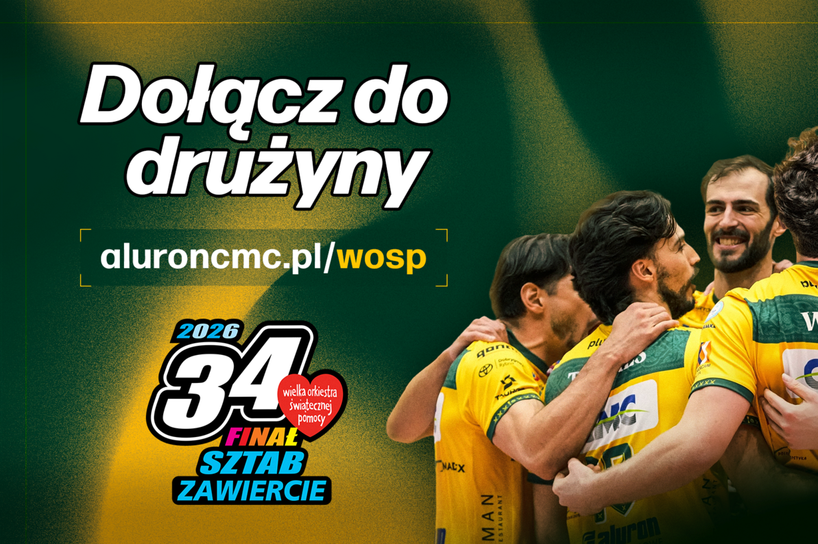 Jurajscy Rycerze ponownie grają z WOŚP. Możesz zostać siatkarzem PlusLigi!