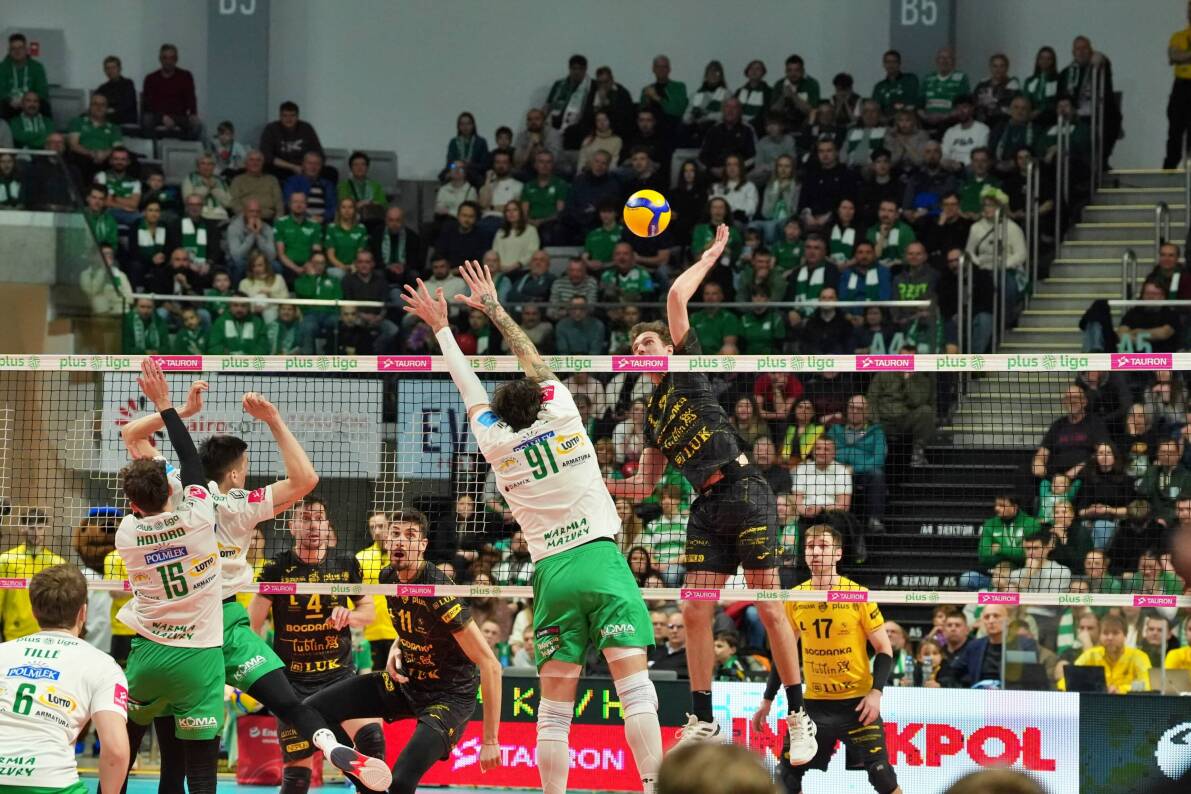 Indykpol AZS Olsztyn przegrał z  BOGDANKĄ LUK Lublin [ZDJĘCIA]