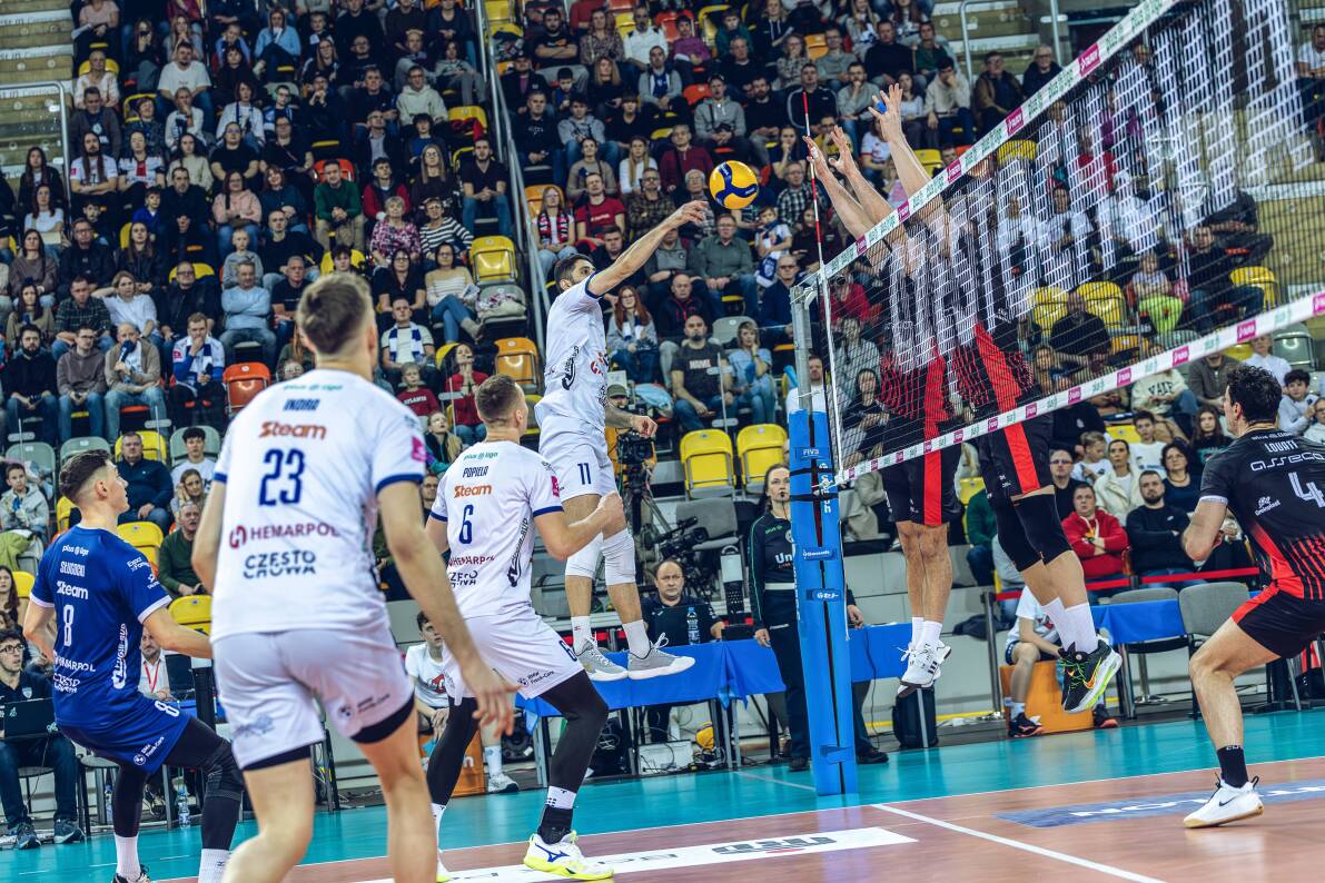 Asseco Resovia Rzeszów zabiera ze sobą trzy punkty z Częstochowy [ZDJĘCIA]