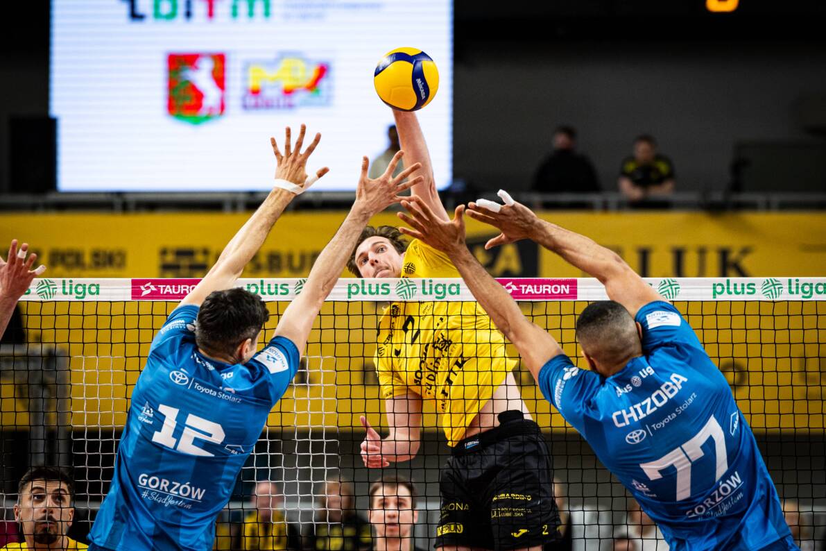 Gorzowianie się mocno postawili, siatkarze BOGDANKI LUK Lublin musieli się natrudzić by wygrać ten mecz [ZDJĘCIA]