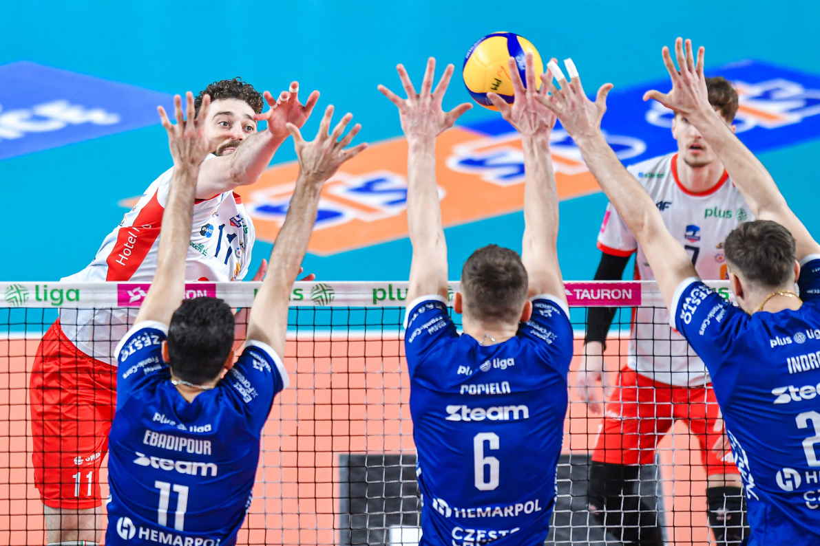 Zawiercie króluje, ZAKSA rzutem na taśmę w ósemce - koniec fazy zasadniczej PlusLigi: podsumowanie 25. i 26. kolejki