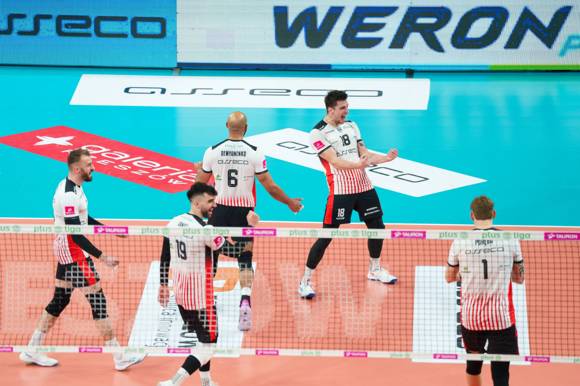 Pierwsza od lat porażka JSW Jastrzębskiego Węgla z  Asseco Resovią Rzeszów [ZDJĘCIA]