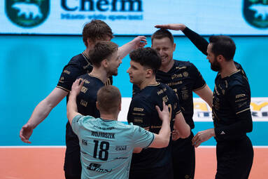 Po wygranym meczu w Chełmie PGE Projekt Warszawa dolicza sobie trzy punkty [ZDJĘCIA]