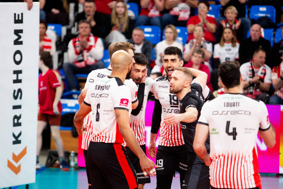 Asseco Resovia Rzeszów bez problemów wygrywa pierwszy mecz play-off z Indykpolem AZS Olsztyn [ZDJĘCIA]
