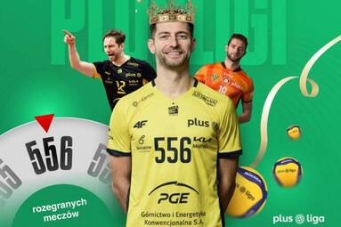 Wspaniałe osiągnięcie Grzegorza Łomacza. 556 meczów w PlusLidze!