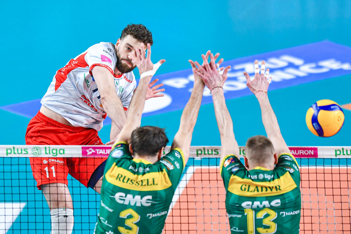 1:1 w meczach ćwierćfinałowych pomiędzy ZAKSĄ Kędzierzyn-Koźle a Aluronem CMC Wartą Zawiercie [ZDJĘCIA]