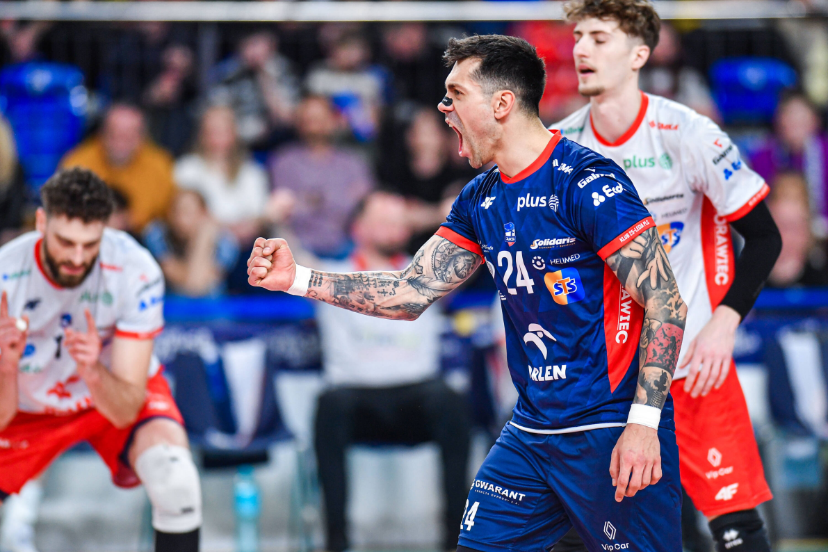 1:1 w meczach ćwierćfinałowych pomiędzy ZAKSĄ Kędzierzyn-Koźle a Aluronem CMC Wartą Zawiercie [ZDJĘCIA]