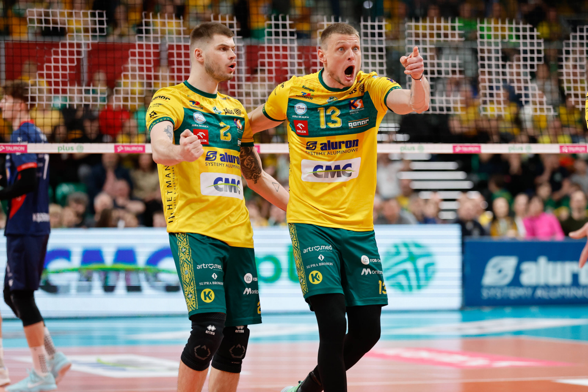  Aluron CMC Warta Zawiercie wygrywa trzeci mecz z ZAKSĄ i to oni zmierzą się z Asseco Resovią w półfinale [ZDJĘCIA]