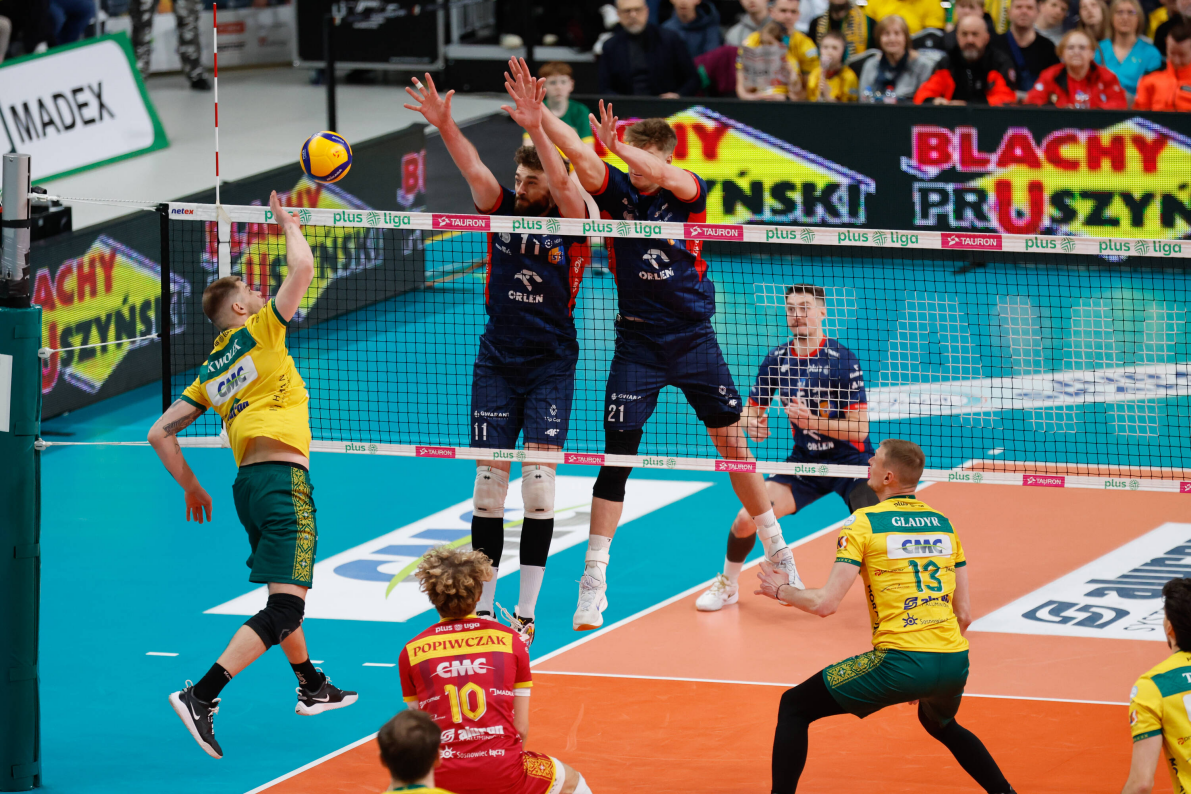  Aluron CMC Warta Zawiercie wygrywa trzeci mecz z ZAKSĄ i to oni zmierzą się z Asseco Resovią w półfinale [ZDJĘCIA]